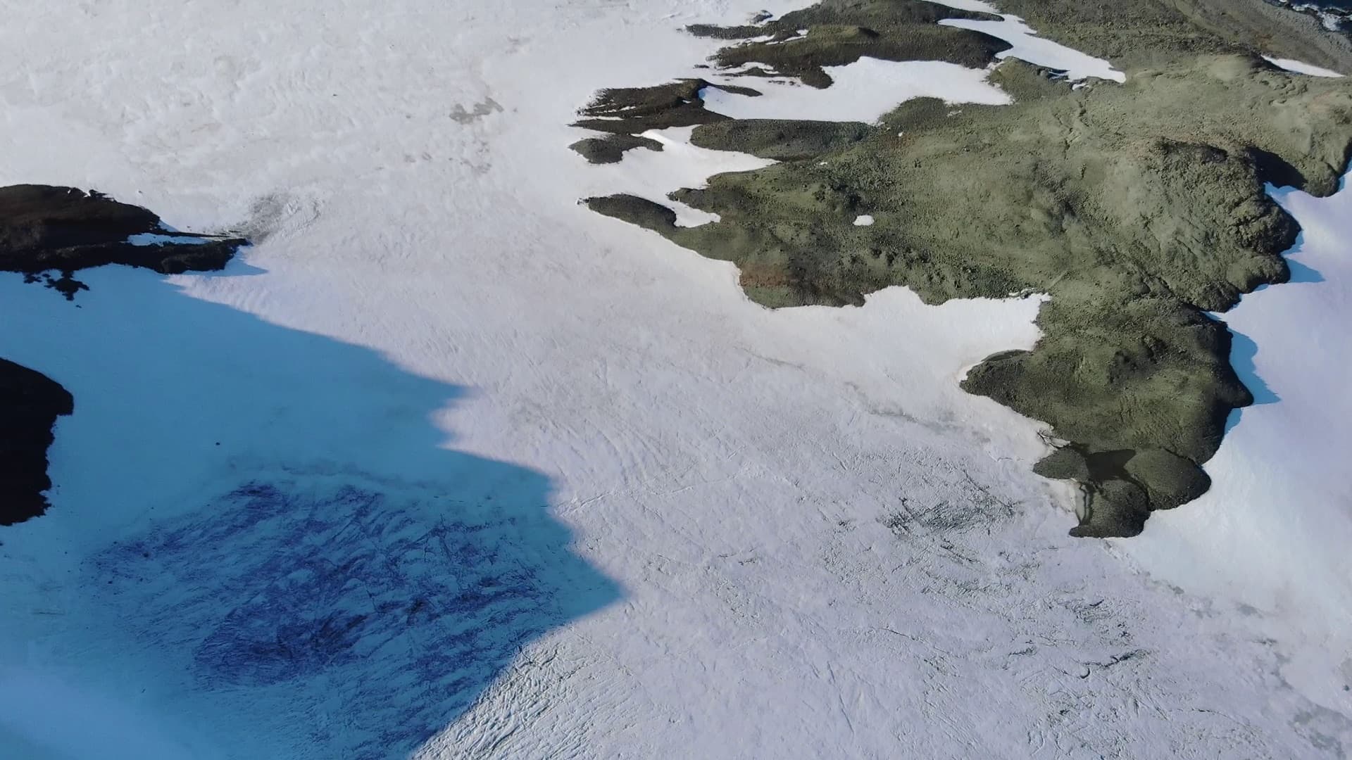 Aerial view of the Machu Picchu base and study area